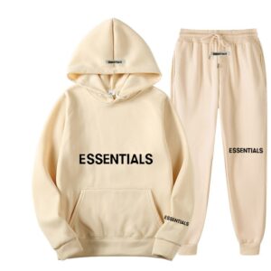 essential tracksuit with hoodie